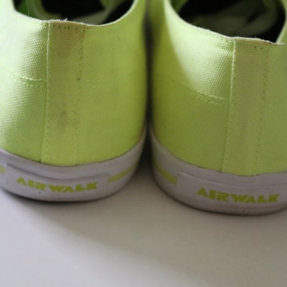 SOLD Unisex Airwalk Neon Canvas Legacee Sneakers - Picture 9 of 16
